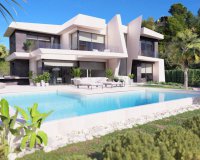 proyecto - Villa de diseño en venta en Calpe con vistas al mar
