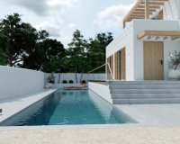 renovatieproject - Ibiza stijl villa te koop in Moraira