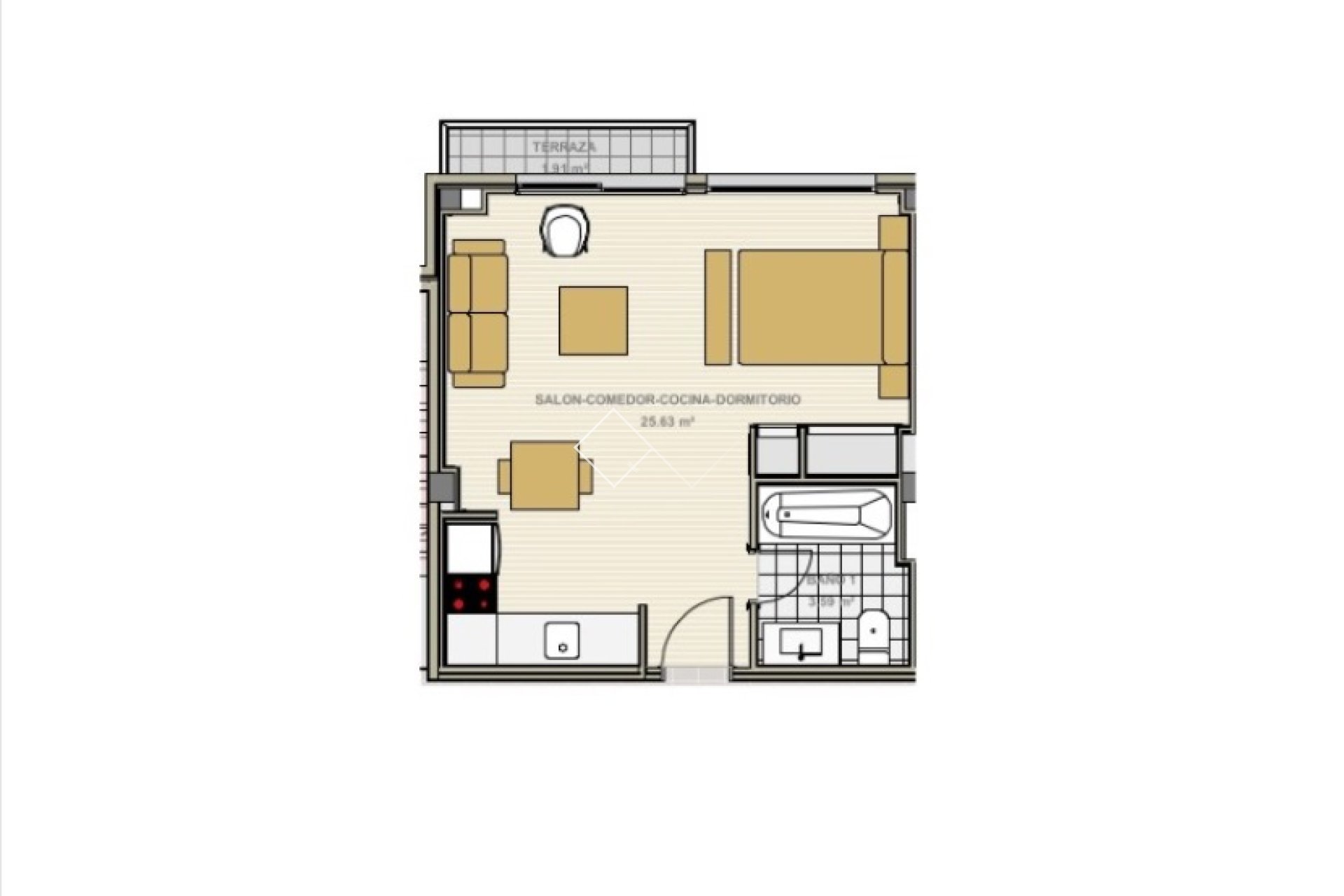 Resale - Apartment / Flat - Denia - Deveses