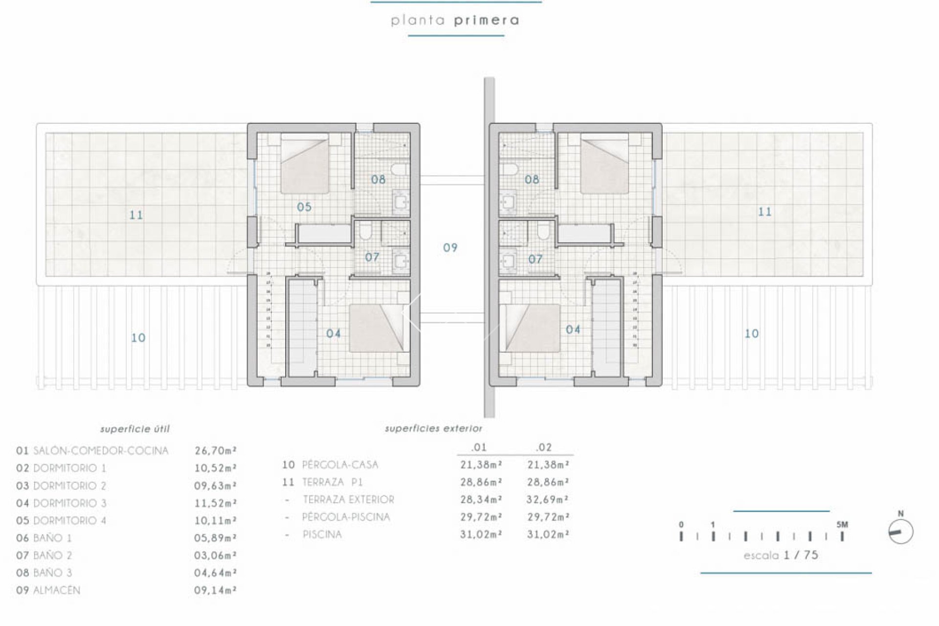 Resale - Semi-detached - Moraira - La Piñada