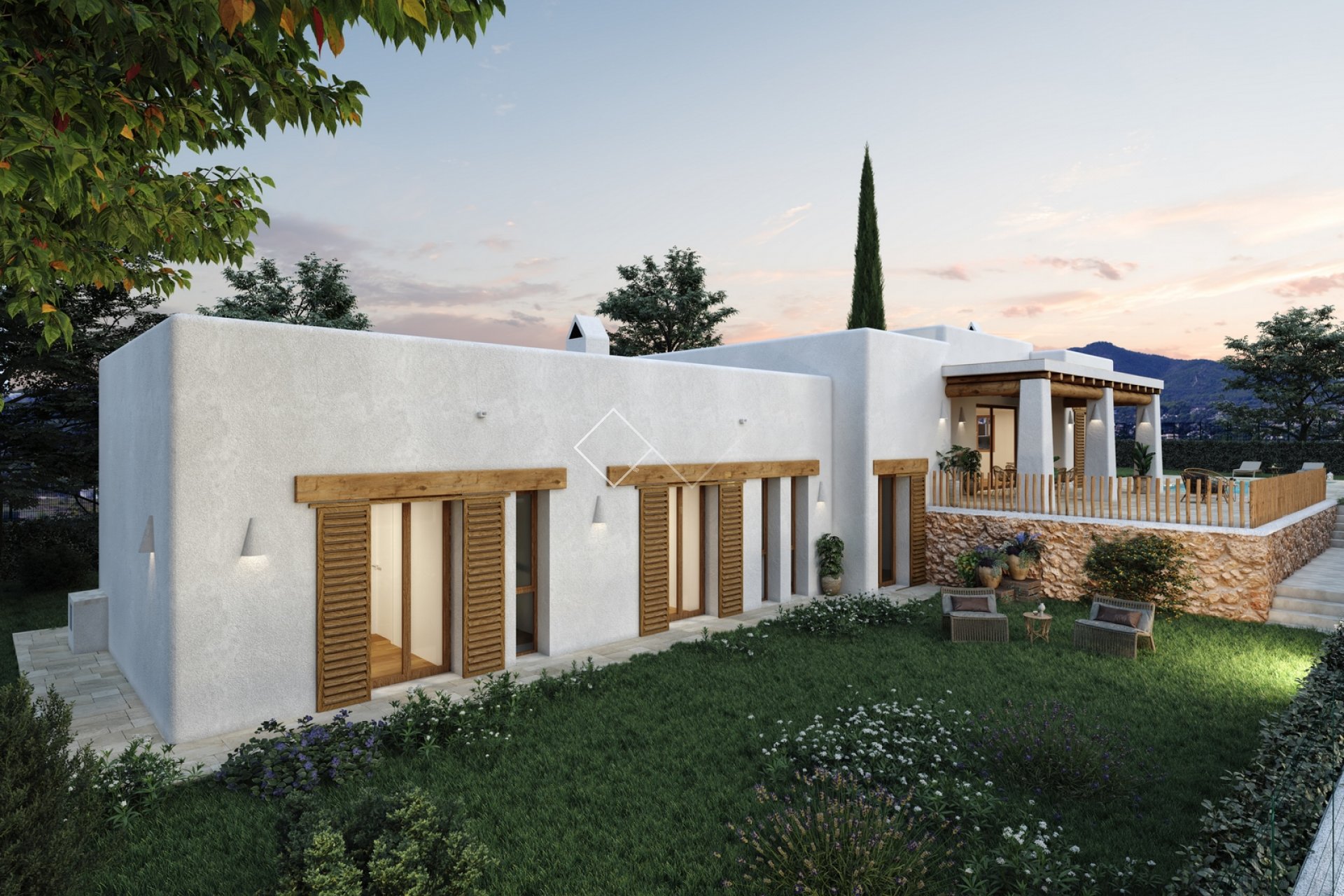 rez-de-chaussée - Projet de villa Ibiza à Javea en vente