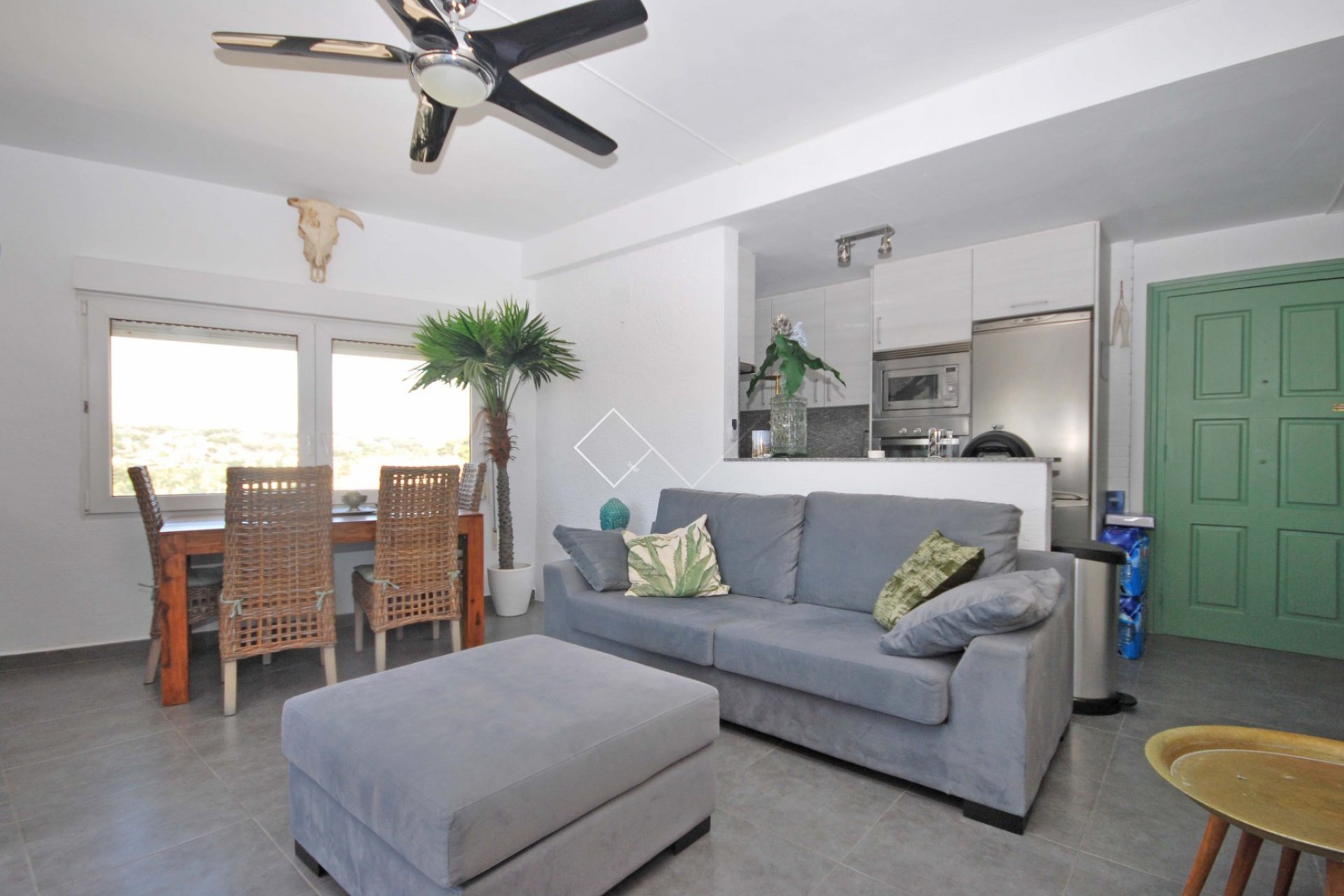 salon - Appartement avec vue sur la mer à vendre à Moraira centre 