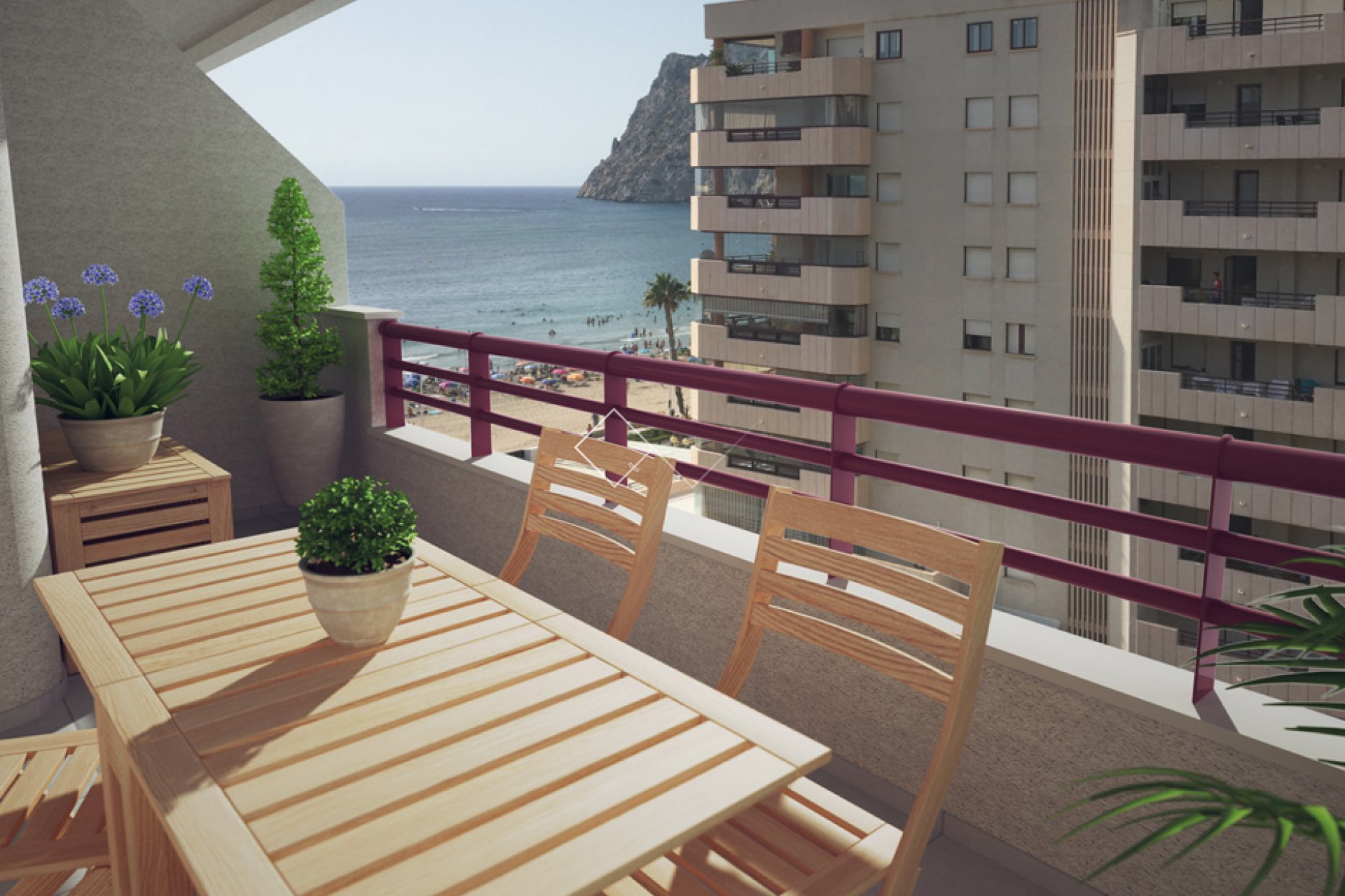 Sea view apartment for sale in Calpe
