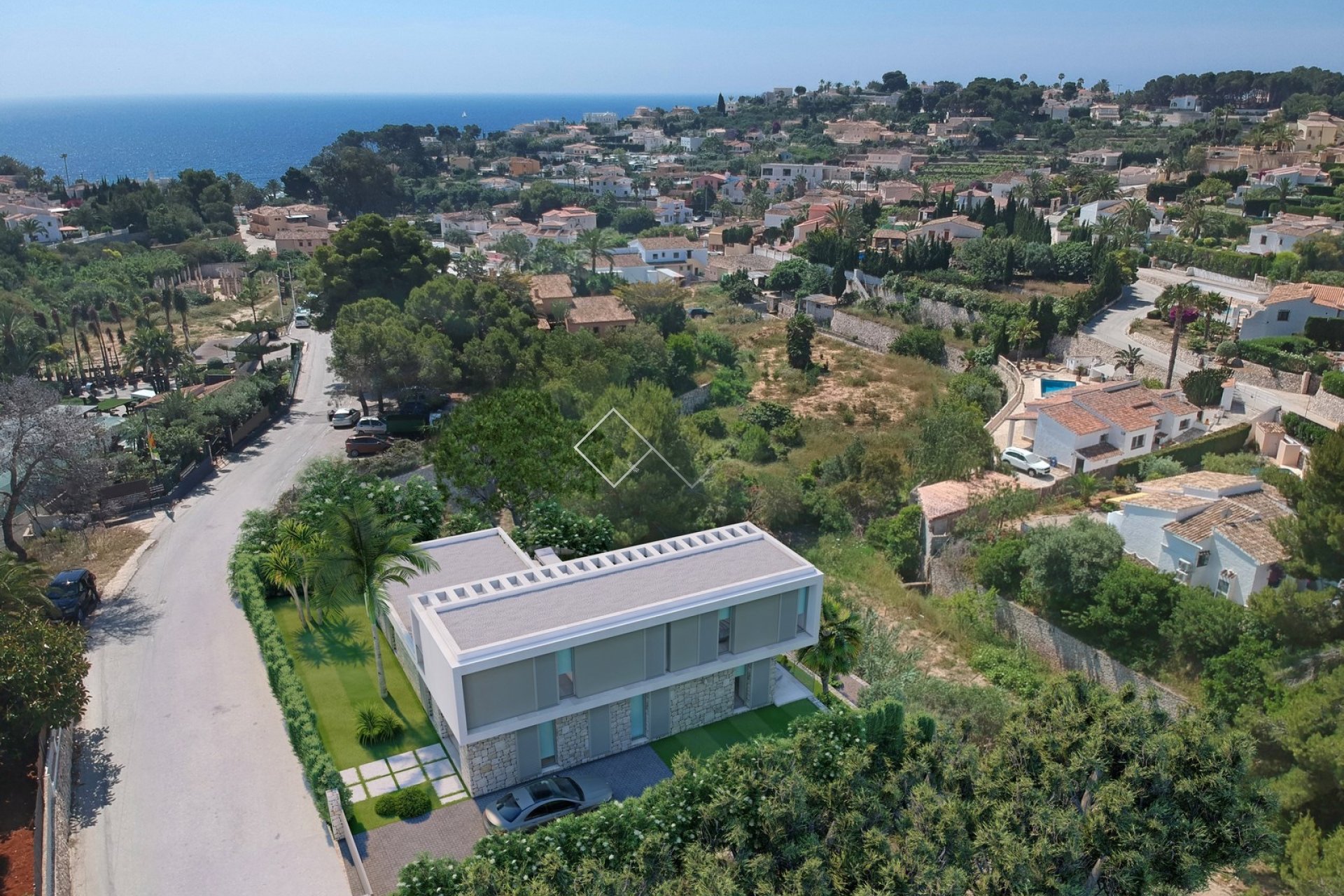 Standort - Anziehende moderne Villa zu verkaufen in Benissa, La Fustera
