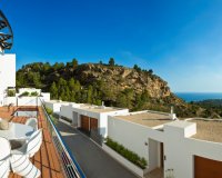 Terrasse - Brandneue Villa mit Meerblick in Altea zu verkaufen