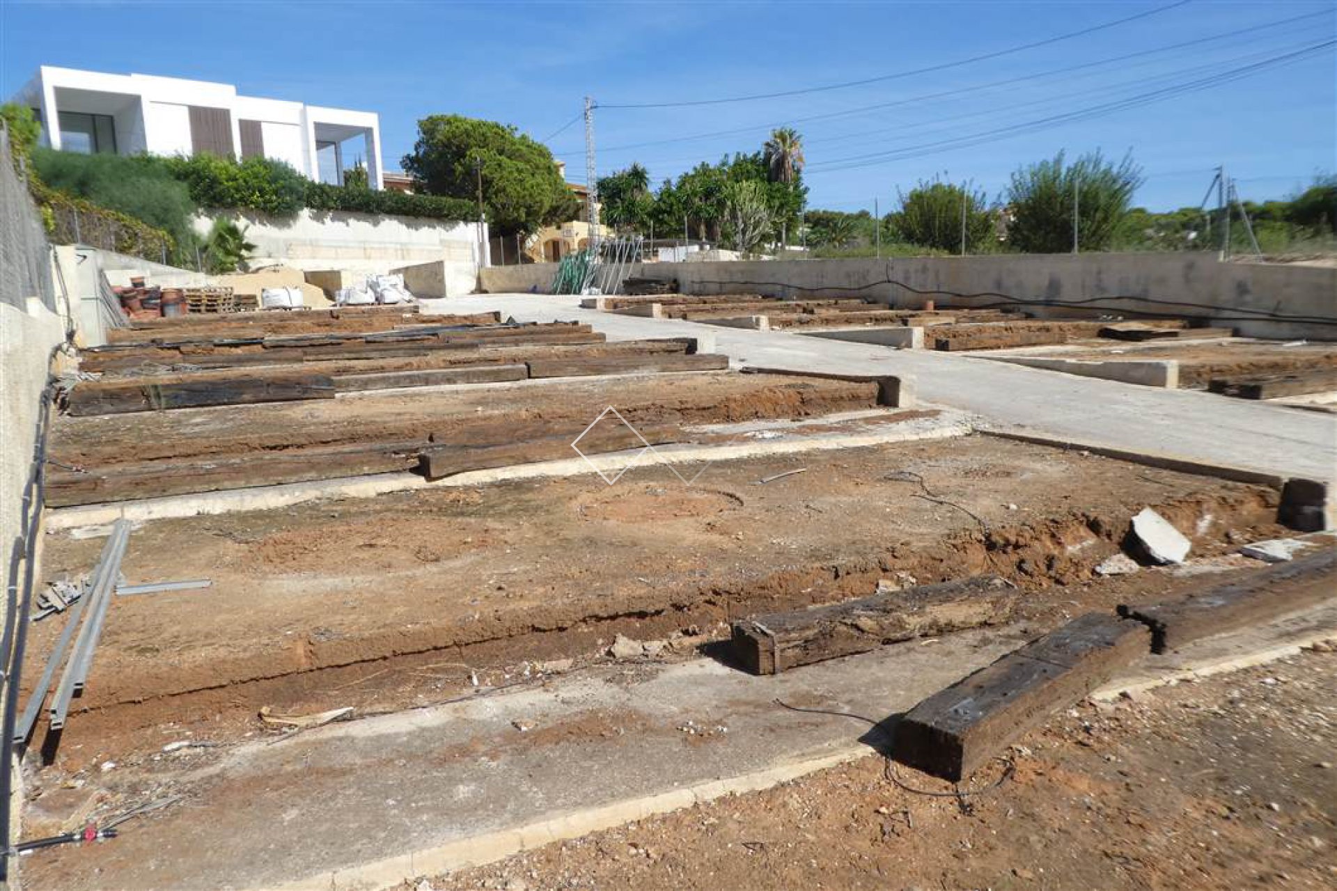 the plot - Nearly flat plot for sale in Moraira
