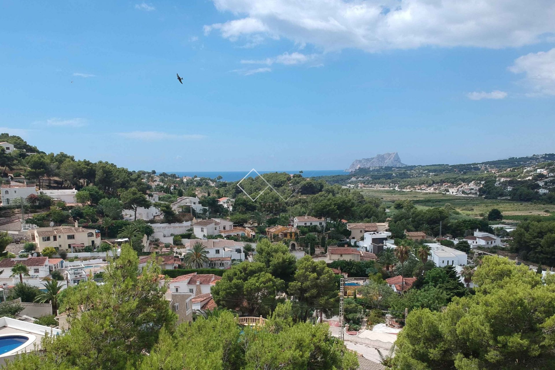 view - Building plot with nice views in Paichi, Moraira