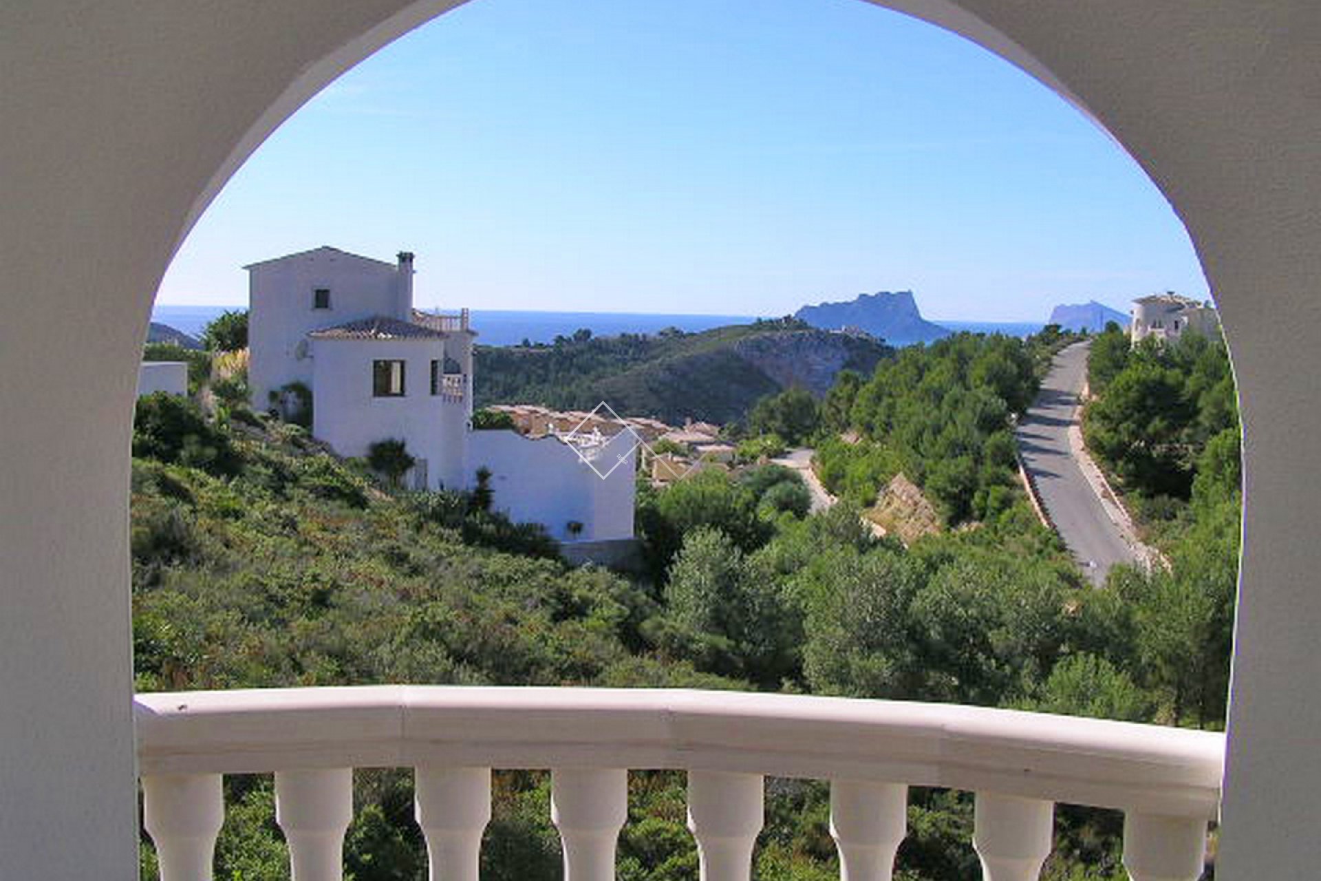 views from porch - Traditional new build villa for sale in Benitachell