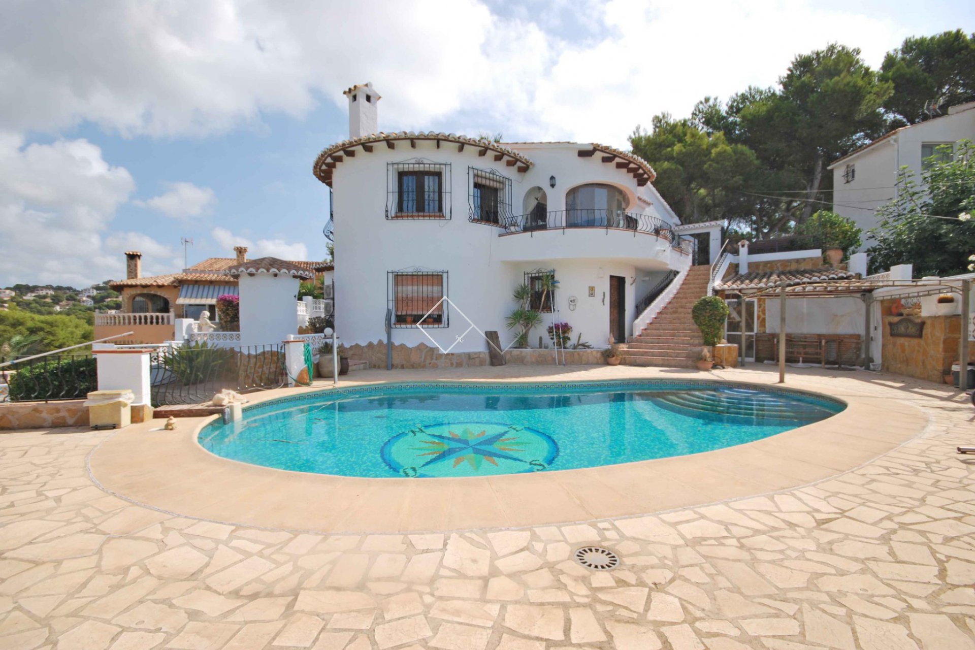 Villa con vistas al mar en venta en Paichi, Moraira