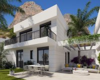 villa economica - Nueva construcción: villas de estilo moderno en Polop