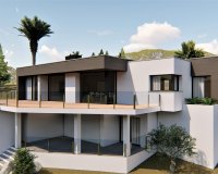 villa secret - Projekt für moderne Meerblick Villa in Benitachell