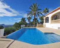 Villa with spectacular sea views for sale in Moraira