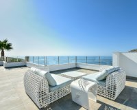 vistas al mar desde la terraza - VISTAS FANTÁSTICAS: se vende una moderna villa en Calpe