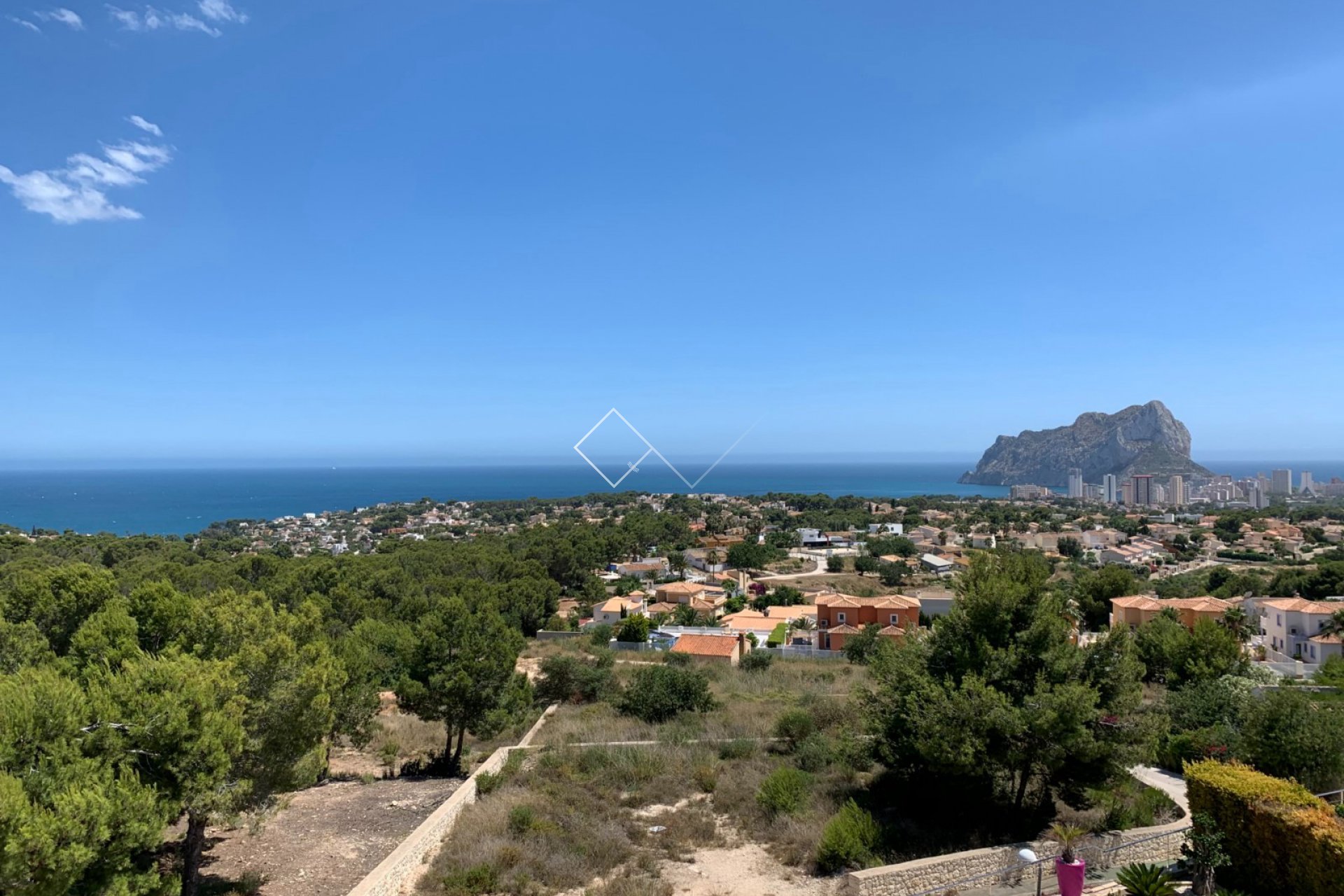 vistas al mar panoramicas - Elegante villa con grandes vistas al mar en Gran Sol, Calpe