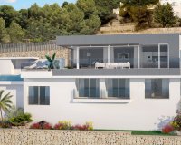 voorgevel - Kwaliteits nieuwbouw villa met zeezicht in Benissa