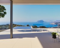 zeezicht terras - Majestueuze villa met magnifiek zeezicht, Moraira