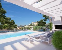 zwembad - Moderne villa in Pedreguer - alles gelijkvloers