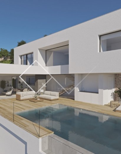 Villa Karma - Prachtige moderne villa met zeezicht te koop in Benitachell, Cumbre del Sol