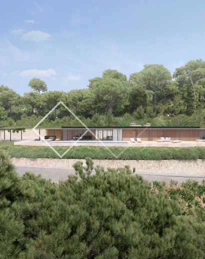 Villa design vue sur la mer à vendre à Benissa