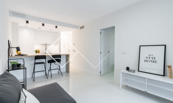 2 slaapkamer appartement in Calpe met zeezicht te koop