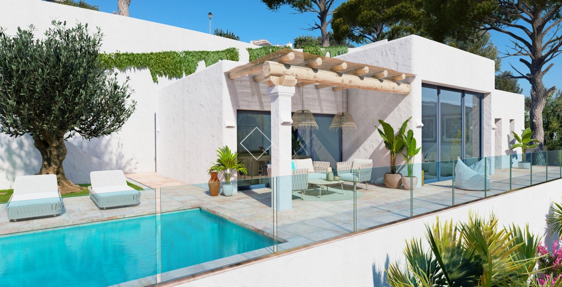 Nieuwe villa te koop in Pedreguer, Ibiza-stijl