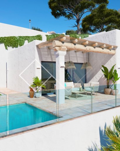 Neue Villa zum Verkauf in Pedreguer, im Ibiza-Stil