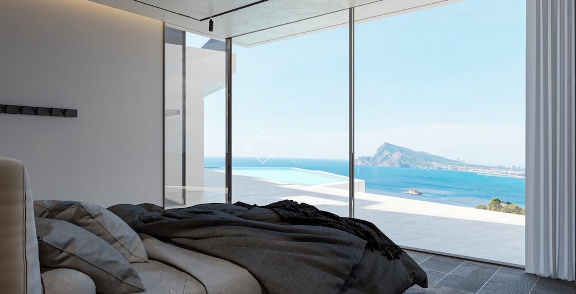 Chambre avec vue - Superbe villa avec vue sur la mer à vendre à Altea Hills