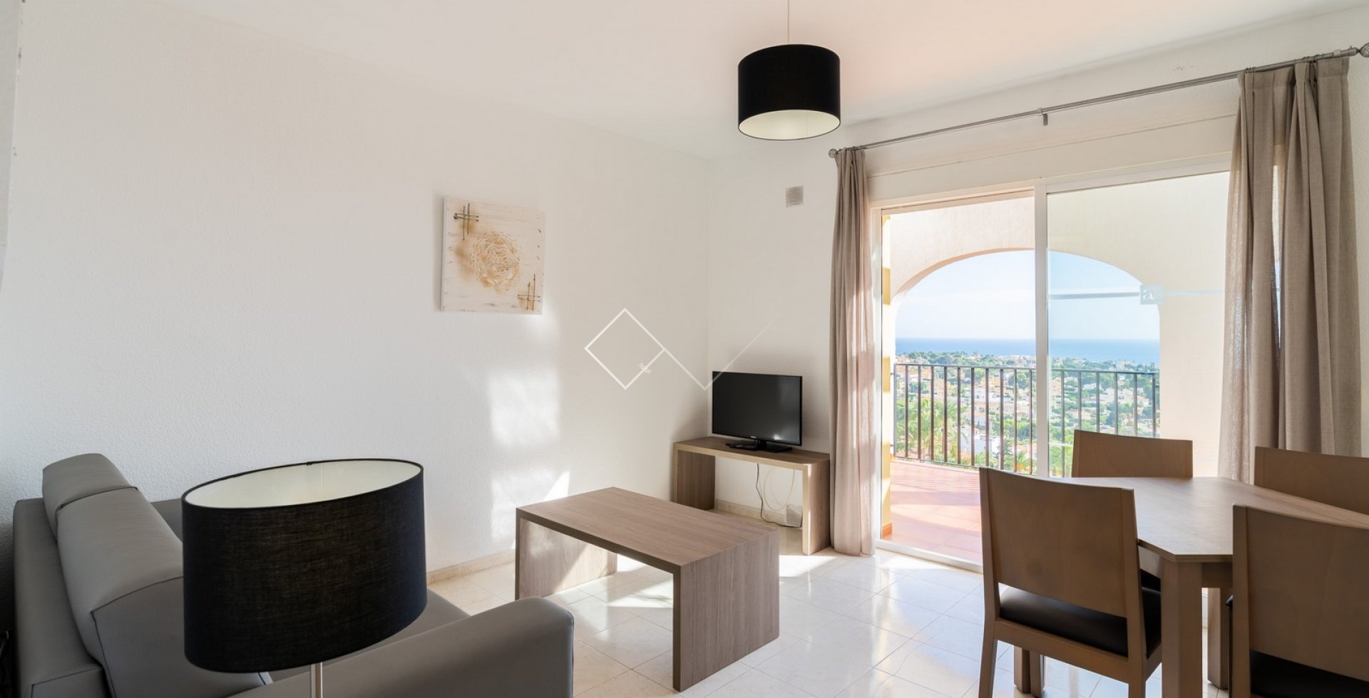 living room - Bungalow for sale in holiday complex in Calpe 