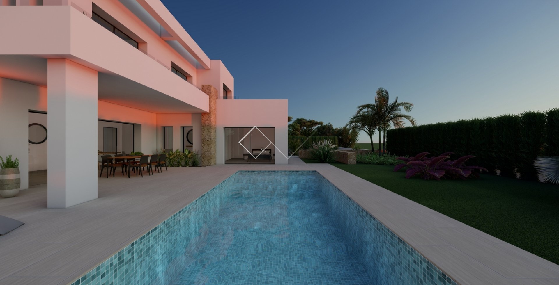 goedgeprijsde nieuwbouw - Project voor moderne villa te koop in Calpe, Empedrola II