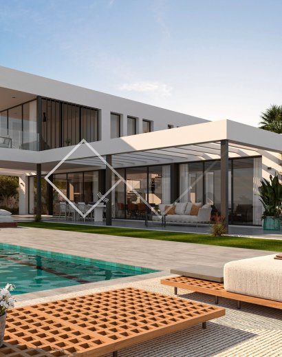 Luxurious new build  sea view villa for sale in Moraira, Arnella
