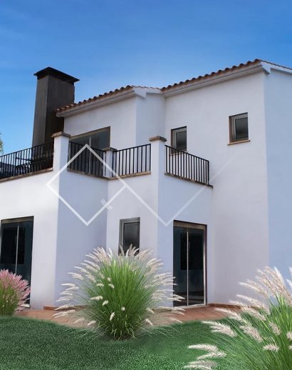 Affordable detached villas for sale in a central location in Denia