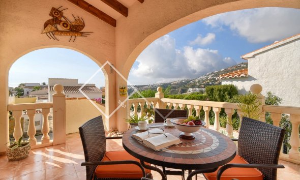 Ausblick - Gemütliche Villa zu verkaufen in Benitachell, Cumbre del Sol