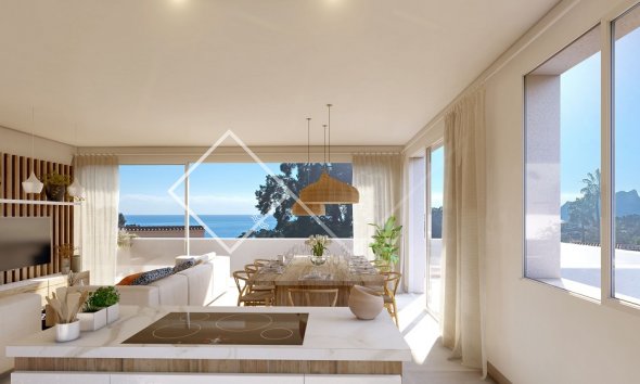 vistas al mar - Nueva villa con vistas al mar en venta en Benissa - Lista verano 2023