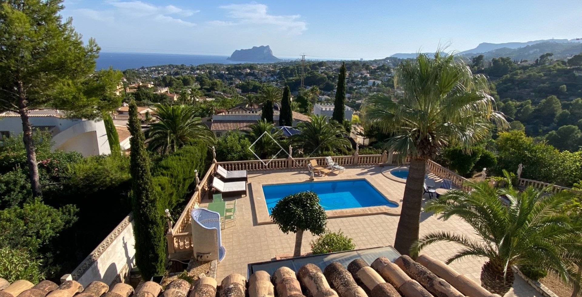 uitzicht - Grote traditionele villa in Benissa, San Jaime te koop met zeezicht vanuit elke kamer