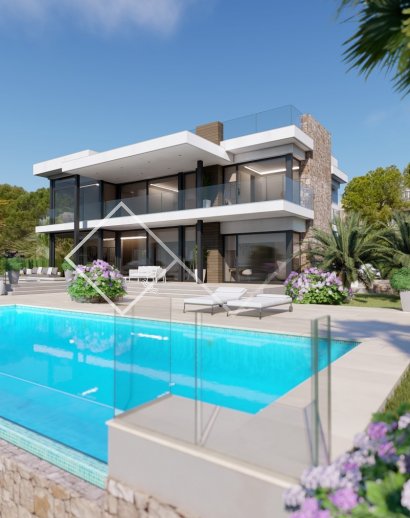 Stunning design villa with stunning sea views in Calpe