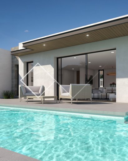 -villa zwembad Nieuwbouw te koop : moderne villa met zwembad dichtbij Pedreguer