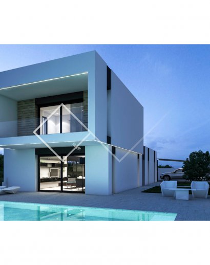 modern - Neubau Benissa: Villa 400m vom Strand