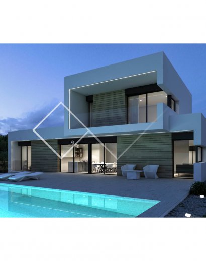 design villa- Moderne villa te bouwen in La Fustera, Benissa