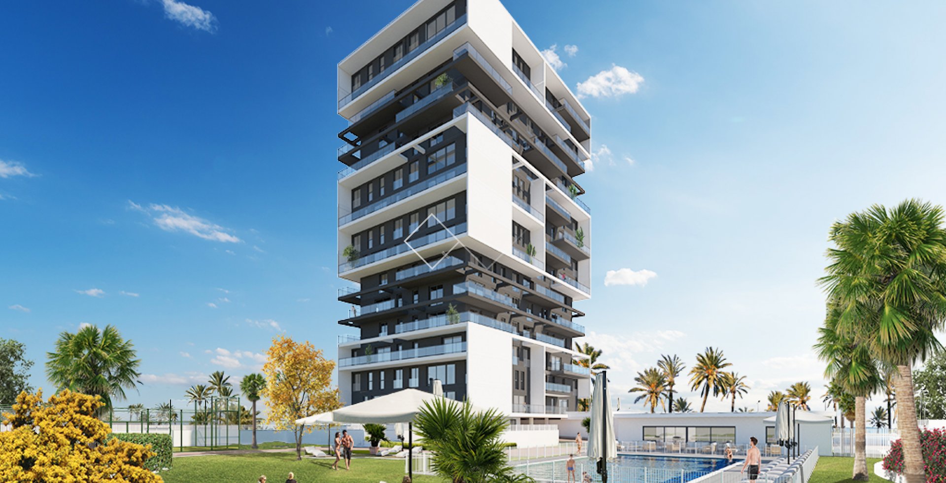sunrise tower - New sea view apartments for sale in Calpe