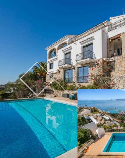 zwembad uitzicht villa - Enorme villa met uitzicht op zee op een prachtige plek in Javea