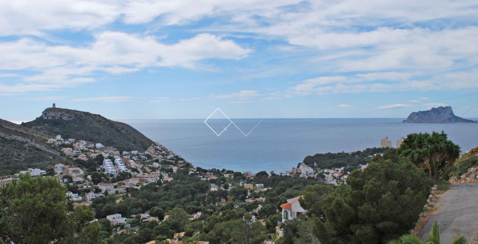 zeezicht - Prachtige villa met fantastisch zeezicht te koop, El Portet, Moraira