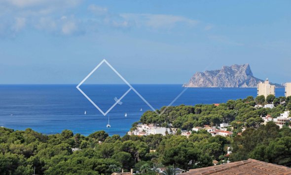 sea views peñon calpe - Mediterranean sea view villa in El Portet Moraira