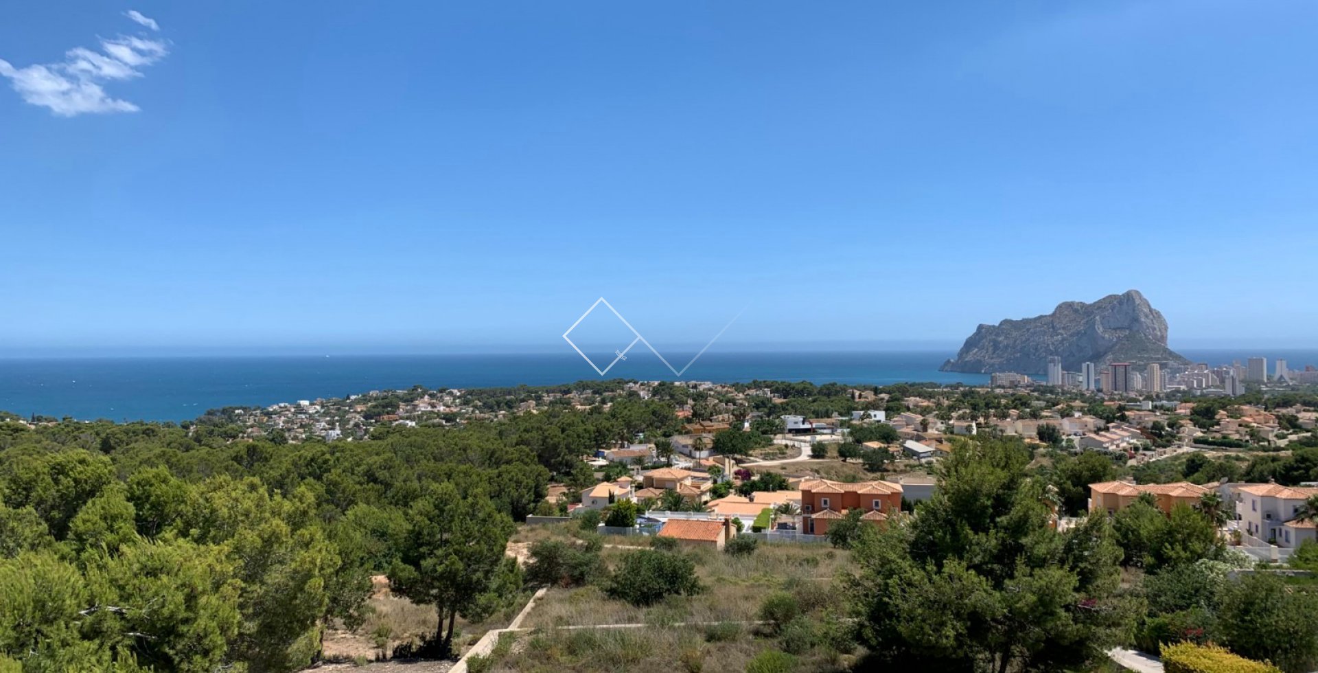 panoramic sea views - Stylish villa with superb sea views in Gran Sol, Calpe