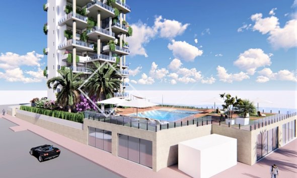 complexe résidentiel - Nouveau projet : appartements à Calpe, 150m de la plage