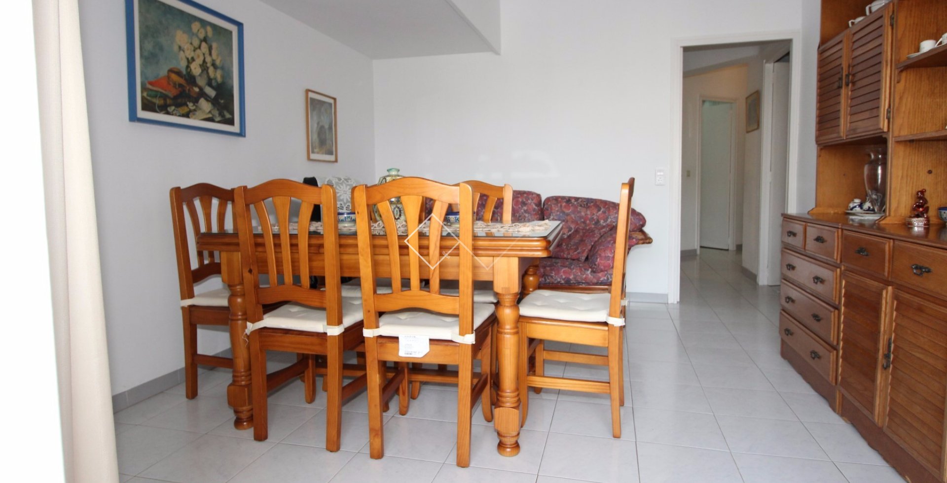 comedor - Un apartamento bien mantenido en el centro de Moraira