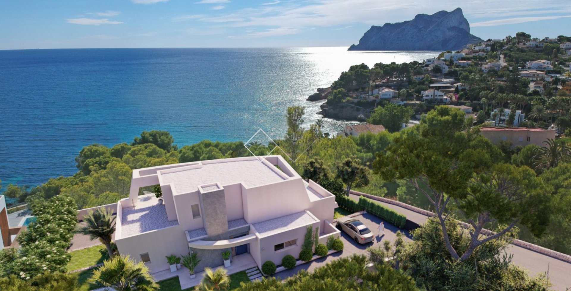 emplacement - Imposante villa de luxe de nouvelle construction avec vue sur la mer à La Fustera, Benissa