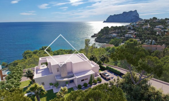 situation - Imposing luxurious new build villa with sea views in La Fustera, Benissa