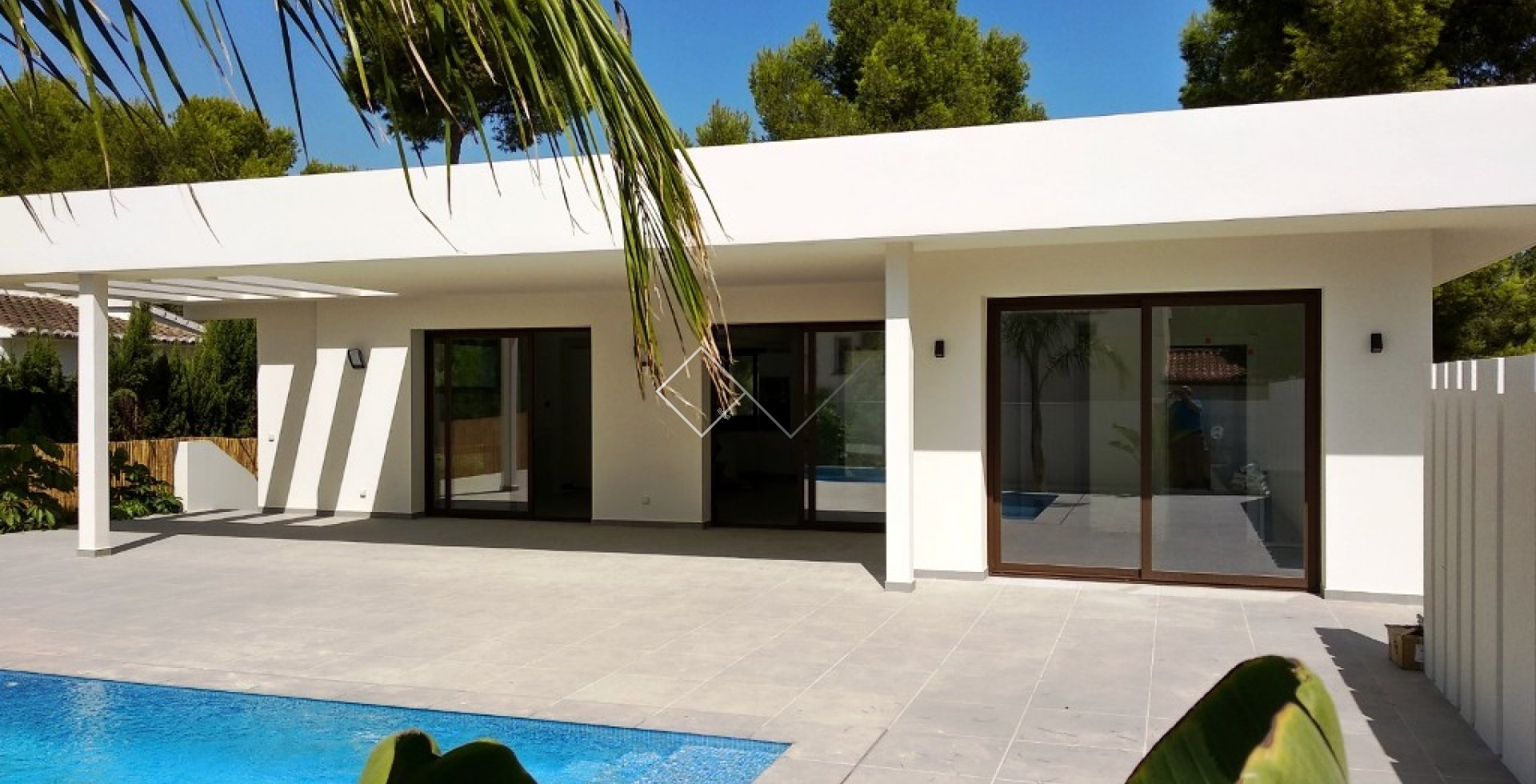 Fachade - Fantastische nieuwbouw villa te koop in Moraira