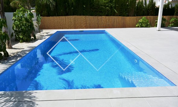 Pool - Fantastic new build villa for sale in Moraira