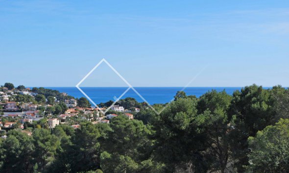 Vistas - villa diseño moderno vistas al mar en venta Buenavista Benissa